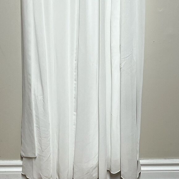 NWT Baltic Born White Chiffon Lydia Maxi Dress Sz XS - Picture 7 of 10